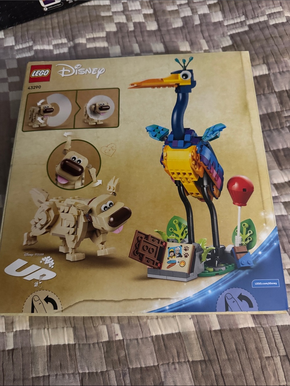 Disney LEGO Bird and Dug Toy Set - Blue, Yellow & Tan